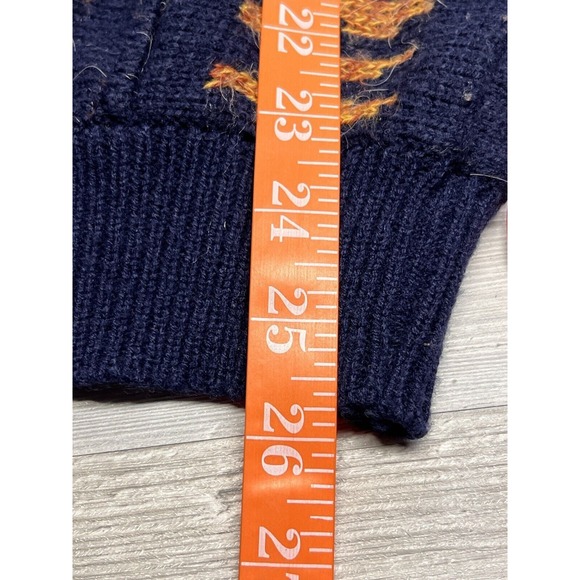 Vintage 3D Textured Knit Sweater Multicolor 90s‎ Cosby Biggie K. Cosa XL Hip Hop - Picture 8 of 8